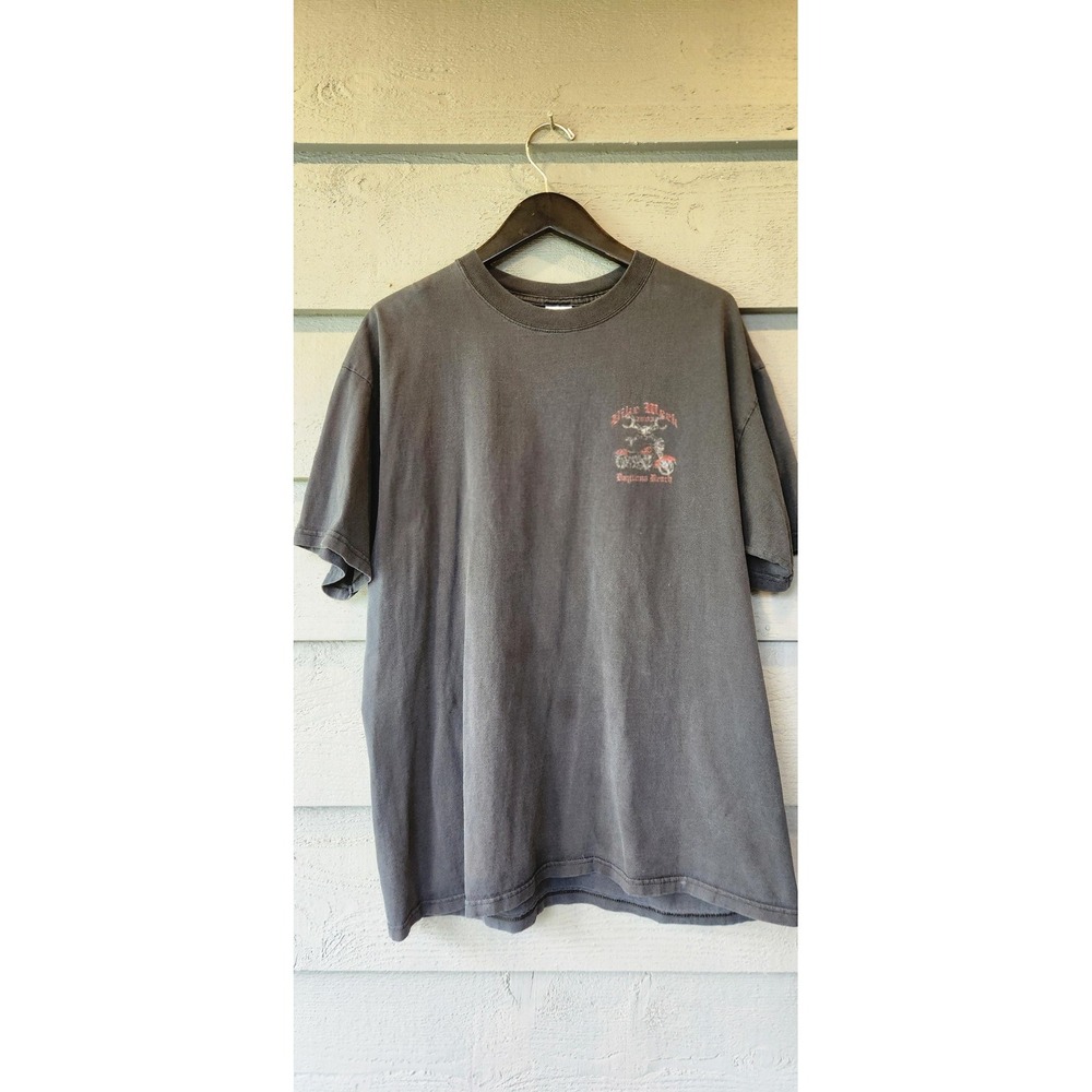 Vintage Bike Week Anvil Shirt Mens XL Gray Daytona Beach 2003 Biker Tee Y2K